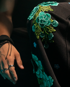 CERULEAN BLOOM PANTS